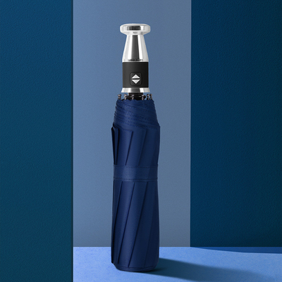 Impression de logo personnalisé parapluie pliable entièrement automatique pour les hommes d'affaires VIP cadeau