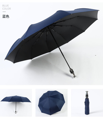 Impression de logo personnalisé parapluie pliable entièrement automatique pour les hommes d'affaires VIP cadeau