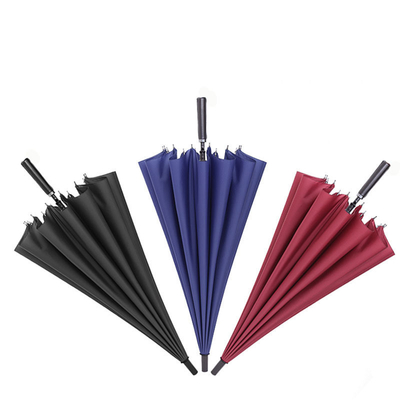 Cadre en fibre de verre 16 Os droit Publicité parapluie de golf pour les affaires Hôtel cadeau