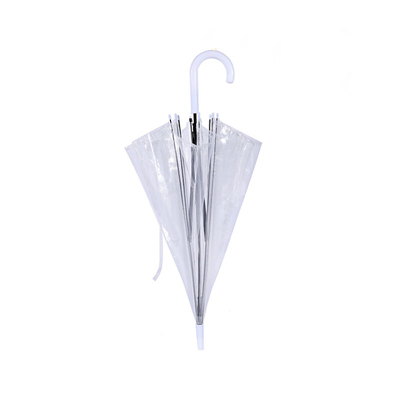 Produit de parapluie en plastique Auto Open Parapluie Personnalisé Direct POE Parapluie clair