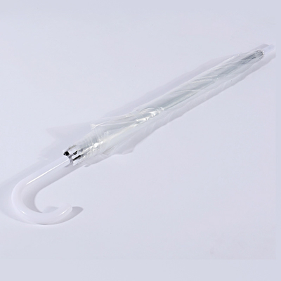 Produit de parapluie en plastique Auto Open Parapluie Personnalisé Direct POE Parapluie clair