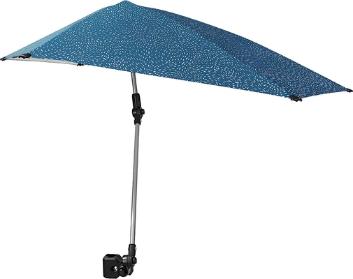 6 côtes Ronde Clip Parapluie solaire pivotante UV Parapluie à coupe et logo personnalisé