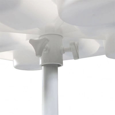 Porteur de tasse en PP et accessoires de plateau en plastique pour parapluie de plage extérieure de style minimaliste