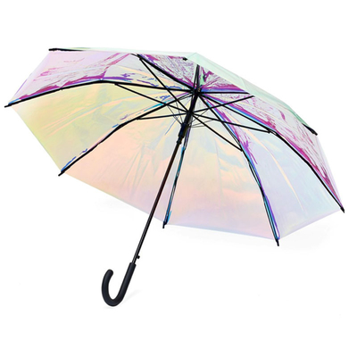 POE Holographic Magic Laser Auto Parapluie de style américain