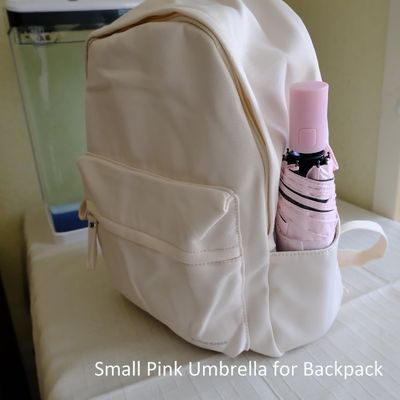 Parapluie rose de 95 cm de diamètre ouvert, cadeau parfait pour les femmes en saison des pluies.