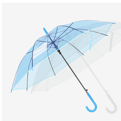 Promotion Publicité parapluie en PVC avec logo personnalisé et cadre métallique noir