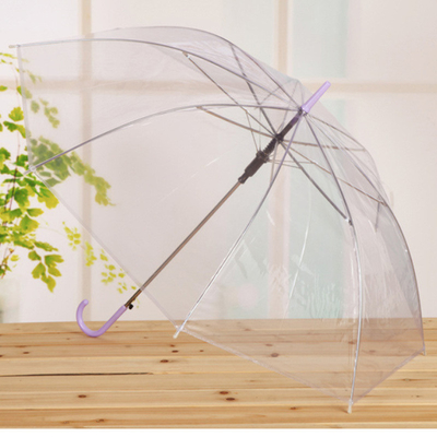 Promotion Publicité parapluie en PVC avec logo personnalisé et cadre métallique noir