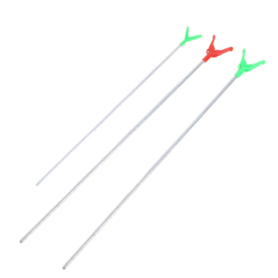 Support de pêche à base de poteaux de coulée de type Y, à tige simple et à support triangulaire simple