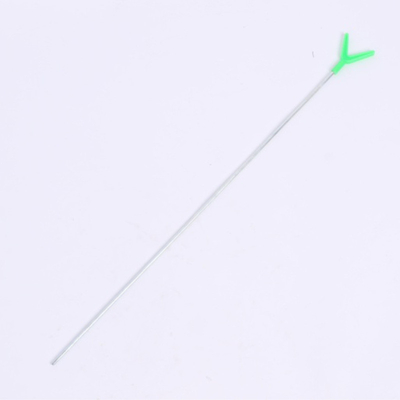 Support de pêche à base de poteaux de coulée de type Y, à tige simple et à support triangulaire simple