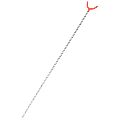 Support de pêche à base de poteaux de coulée de type Y, à tige simple et à support triangulaire simple
