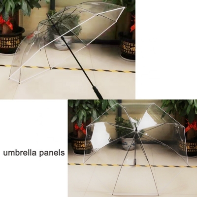 Impression personnalisée de logo Parapluie en PVC pour la publicité promotionnelle et les activités de plein air