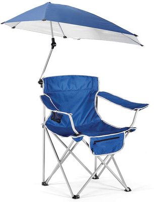 Chaise de plage portable à sac à dos avec parapluie réglable et couleur personnalisée 50*50*80cm
