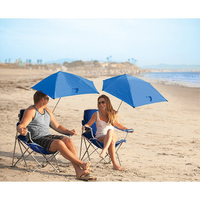Chaise de plage portable à sac à dos avec parapluie réglable et couleur personnalisée 50*50*80cm