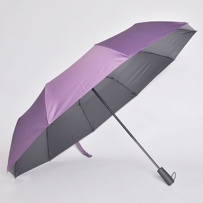 27 pouces 10 k Double parapluie pliable Protège-soleil Vinyle Manuel de l'ombre 3 parapluie pliable