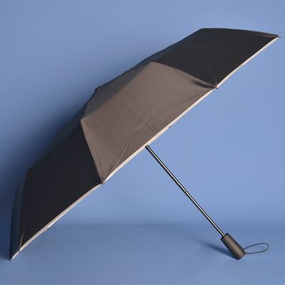 27 pouces 10 k Double parapluie pliable Protège-soleil Vinyle Manuel de l'ombre 3 parapluie pliable