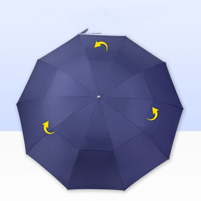 Parapluie Super Taille 105cm Diamètre ouvert 190T Tissu Nylon Logo personnalisé Publicité