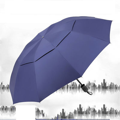 Parapluie Super Taille 105cm Diamètre ouvert 190T Tissu Nylon Logo personnalisé Publicité