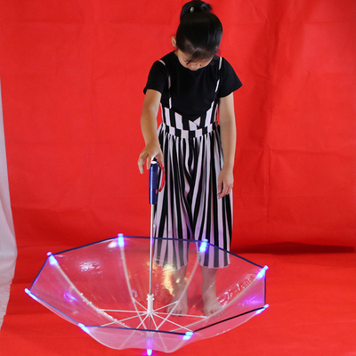 Parapluie LED pour enfants imprimé sur tissu POE