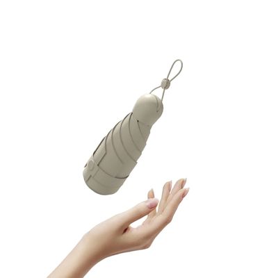 Protection solaire Légère Petit parapluie de poche avec couvercle de protection 90 cm de diamètre ouvert