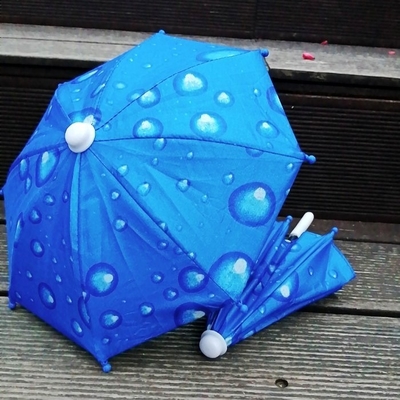 Mini parapluie de contrôle manuel à cadre métallique pour voiture téléphone portable écran solaire et étanche