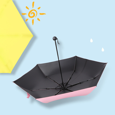 Parapluie triple pliable pour la protection solaire et la personnalisation publicitaire