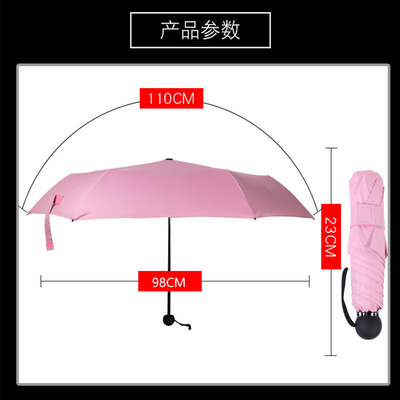 Parapluie triple pliable pour la protection solaire et la personnalisation publicitaire