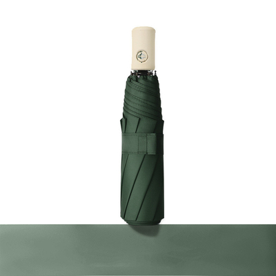 Parapluie pliable automatique 3 couleurs personnalisées avec mécanisme d'ouverture et de fermeture automatique