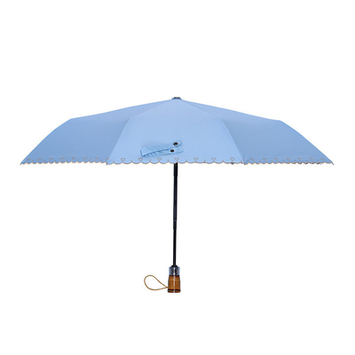 Commercial Publicité cadeau parapluie pour adultes huit os automatique vinyle design pliable