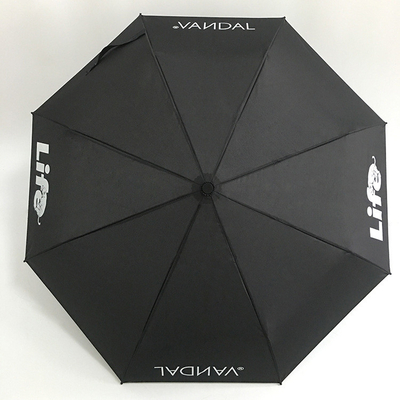 Parapluie pliable à logo personnalisé de 98 cm pour la publicité et le diamètre ouvert 98 cm