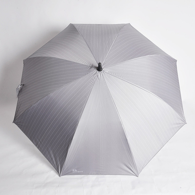 Parapluie en argent de titane LED Business Golf parapluie automatique 27&quot;*8k cadre en fibre de verre