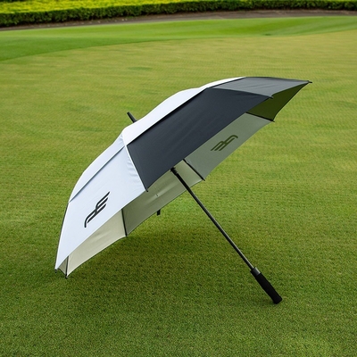 Super léger double couche automatique de protection contre le vent parapluie de golf 30 pouces et poignée EVA