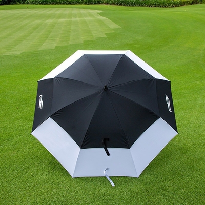 Super léger double couche automatique de protection contre le vent parapluie de golf 30 pouces et poignée EVA
