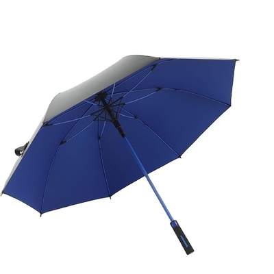 Logo Imprimé Auto Open Parapluie de golf avec le matériel du panneau Pongee et tout en une fonction
