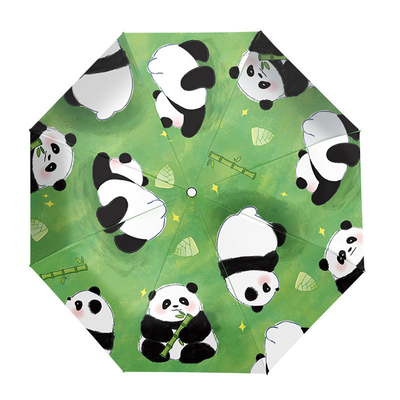 Parapluie de design Panda entièrement automatique pour enfants et adultes
