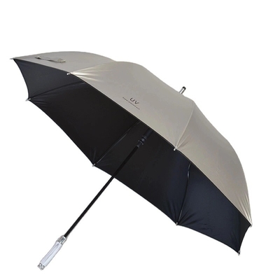 Parapluie semi-automatique de 27 pouces 8k pour la pluie Parapluie en titane argent étanche