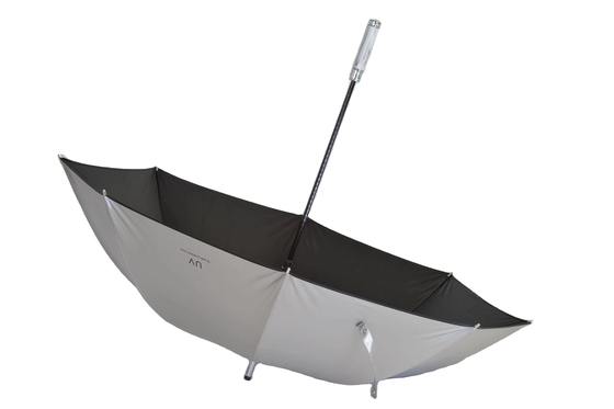 Parapluie semi-automatique de 27 pouces 8k pour la pluie Parapluie en titane argent étanche