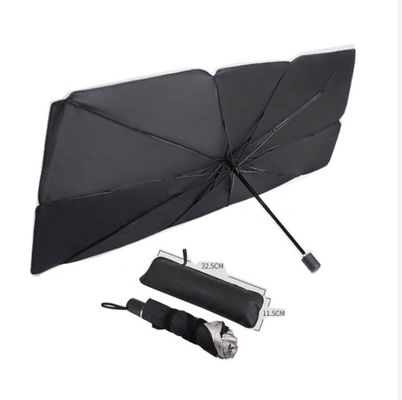 Parapluie de voiture à puits en acier pour pare-brise avant et protection solaire Diamètre ouvert 140 cm