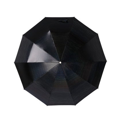 Cadre en fibre de verre de style populaire parapluie magique laser de luxe avec impression de logo personnalisé
