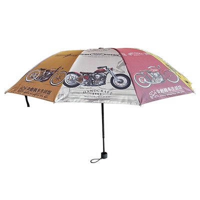 Parapluie en vinyle de style américain avec couleur de transfert de chaleur et logo personnalisé
