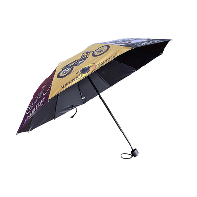 Parapluie en vinyle de style américain avec couleur de transfert de chaleur et logo personnalisé