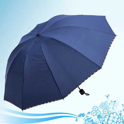 Promotions de style minimaliste parapluie avec couleur personnalisée et logo d'impression numérique