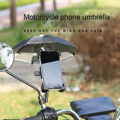 Logo personnalisé Crème solaire mini-petit parapluie imperméable à l'eau de poche pour les activités de plein air