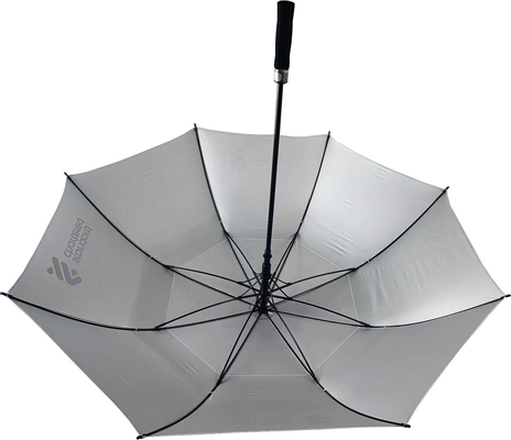 Un parapluie de golf très grand de 30 pouces avec un design étanche et un tissu Pongee de 210 T.