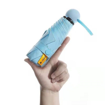 Parapluie de golf super minuscule Parapluie en aluminium cadre métallique revêtement UV