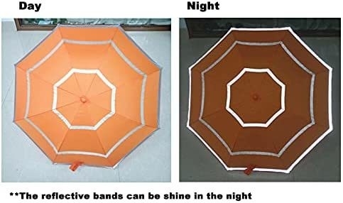 Parapluie réfléchissante et résistant au vent bleu pour enfants