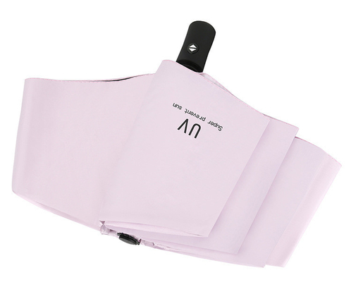 Minimaliste trois fois entièrement automatique UV revêtu parapluie solaire à double usage pour les entreprises
