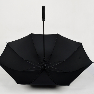 Logo personnalisé imprimé Grand parapluie d'affaires de luxe étanche au vent avec poignée EVA