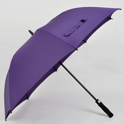 Logo personnalisé imprimé Grand parapluie d'affaires de luxe étanche au vent avec poignée EVA