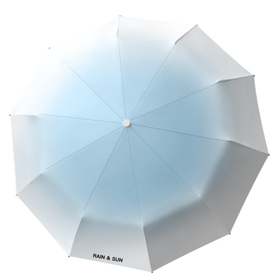 Parapluie à trois couches avec logo personnalisé, pare-soleil automatique, parapluie étanche.