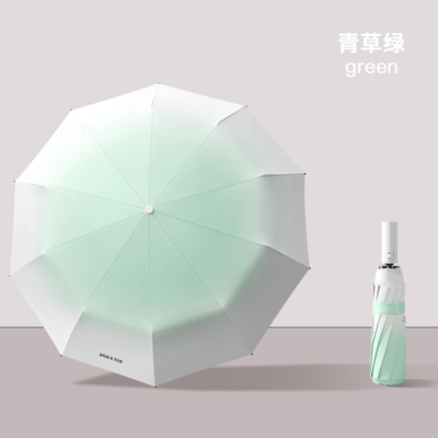 Parapluie à trois couches avec logo personnalisé, pare-soleil automatique, parapluie étanche.